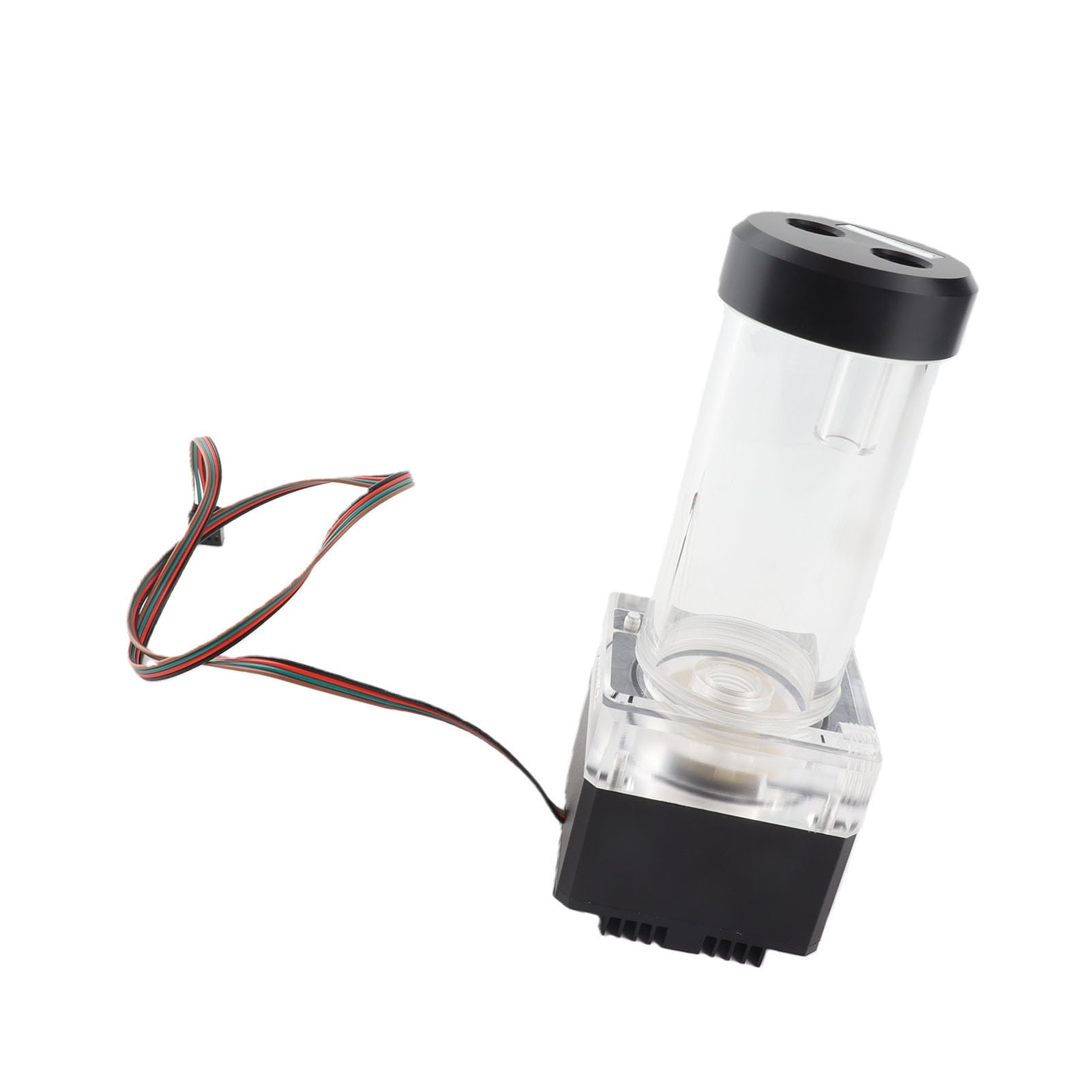 800L / H 8W 7V Tanque de la Bomba de Refrigeración por Agua con 4 Metros Cabeza de Bomba y LED Indicador de Alimentación G1 / 4 Rosca Disipación de Calor Rápida CPU (Negro (17cm))