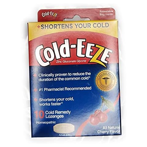 Cold-EEZE Cold Remedy Lozenges, Cherry Flavor, 10 Count Cover