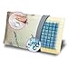 GEEMMA s.r.l. Cuscino Memory Foam REFRIGERANTE E Lavabile, Modello saponetta, Alto 13 cm con Tessuto rinfrescante Cooler Gel