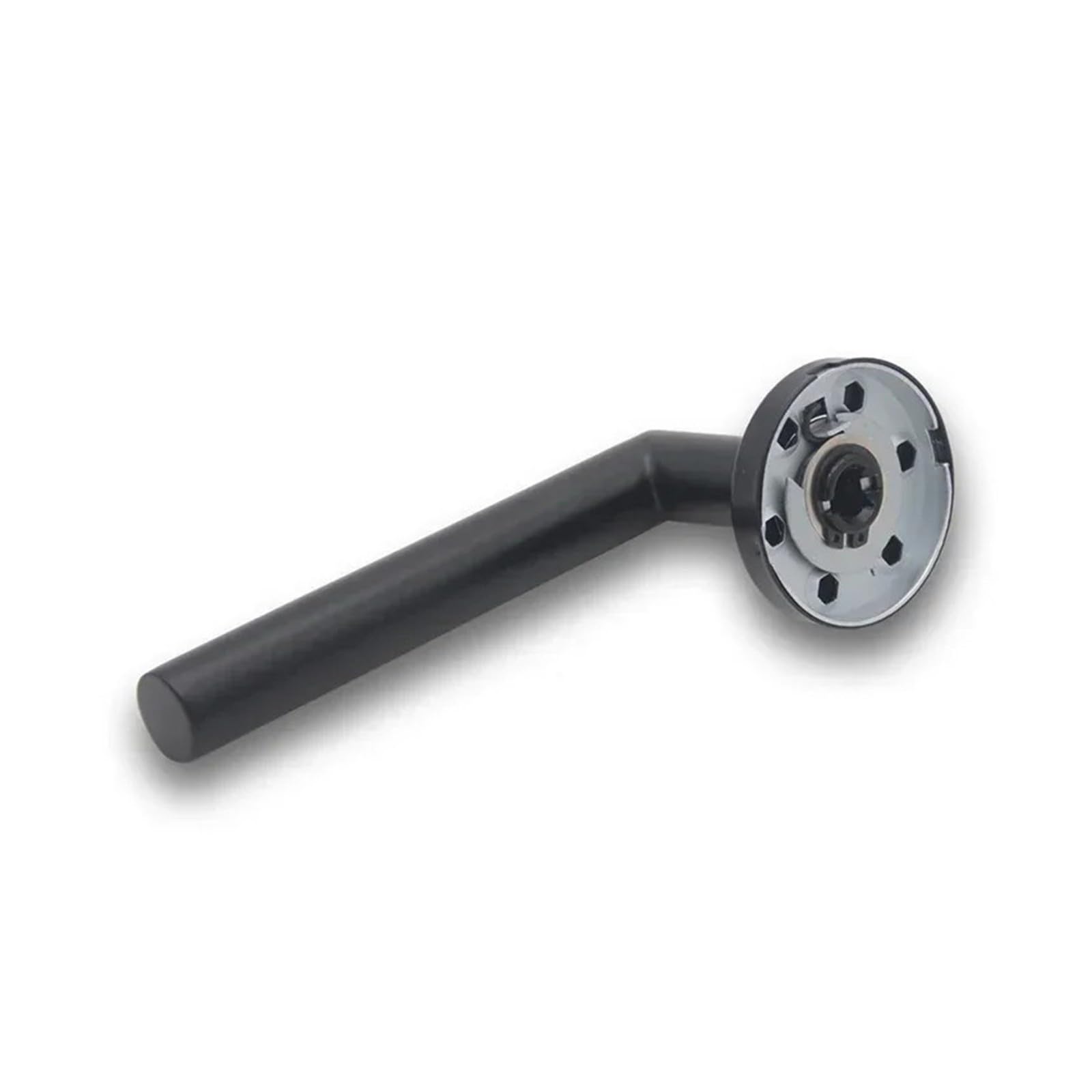 Tirador de puerta de acero inoxidable negro mate 304, tirador de perilla de tubo redondo