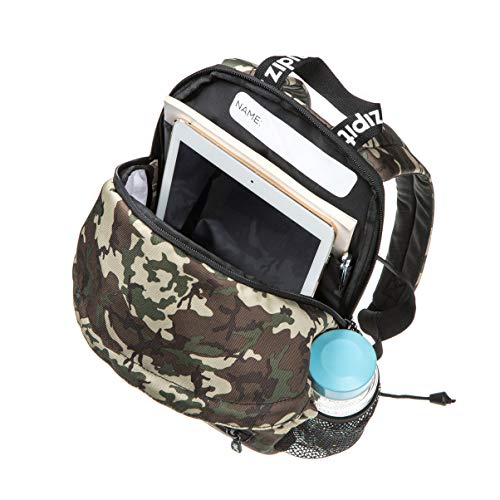 Image of Zipit ZBPM-GR-N6 ZIPIT Grillz Junior Backpack, Camo Green