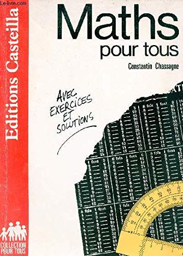  Math pour tous : Avec exercices et solutions livre En ligne