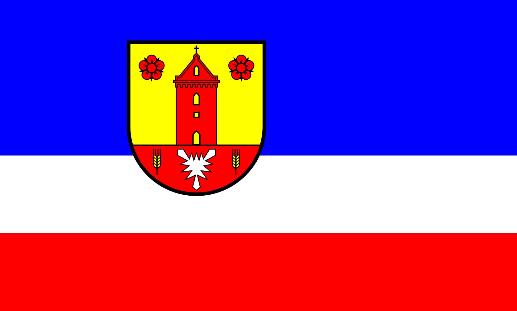 Drapeau Schönkirchen paysage 1.35m² grand pavillon extérieur pour mât public