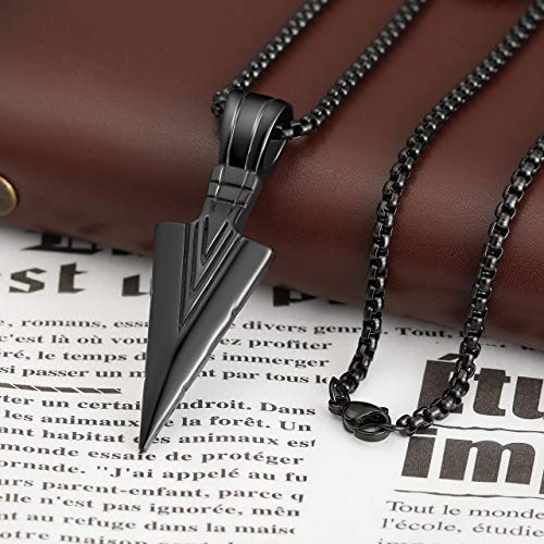 Zysta Collana da uomo in acciaio inox, stile