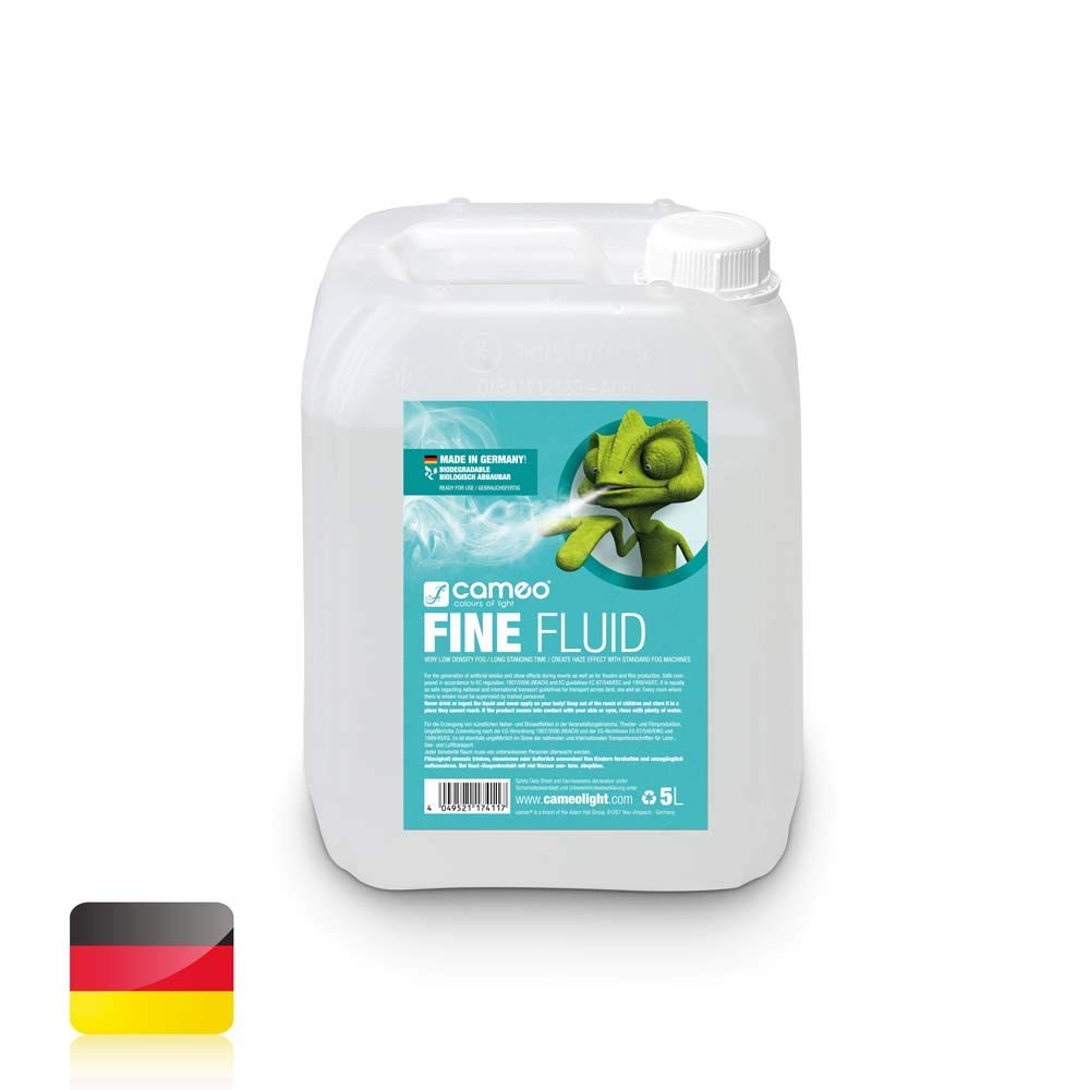 Cameo AHCLFFINE5L Haze Effect Fog Fluid for Fog Machine, 5 Litre