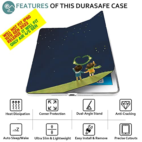 Image of DuraSafe Cases for iPad Air 5th 4th 6th 11th [ Air 11 /6 2024 /5 2022 /4 2020 ] A2588 A2316 MYFQ2HN /A MYFM2HN /A MYFR2HN /A MYFN2HN /A MYFQ2HN /A MYFM2HN /A MYFR2HN /A Printed PC Cover - Night Sky