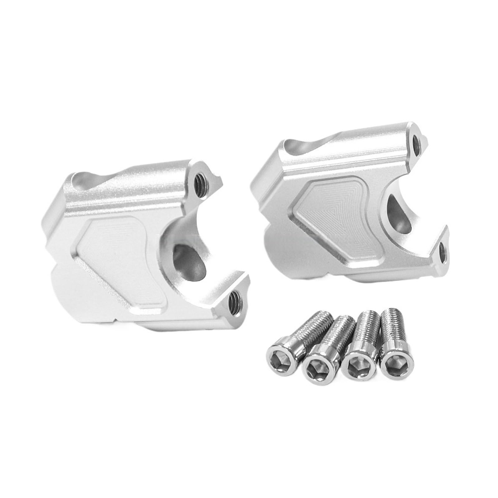 DGOINGPI Fit For BMW F800GS F800GT F 800 GS ADV GT Motorcycle Handlebar Riser Handle Bar Clamp Extend Mount Lift(Silver-No logo)