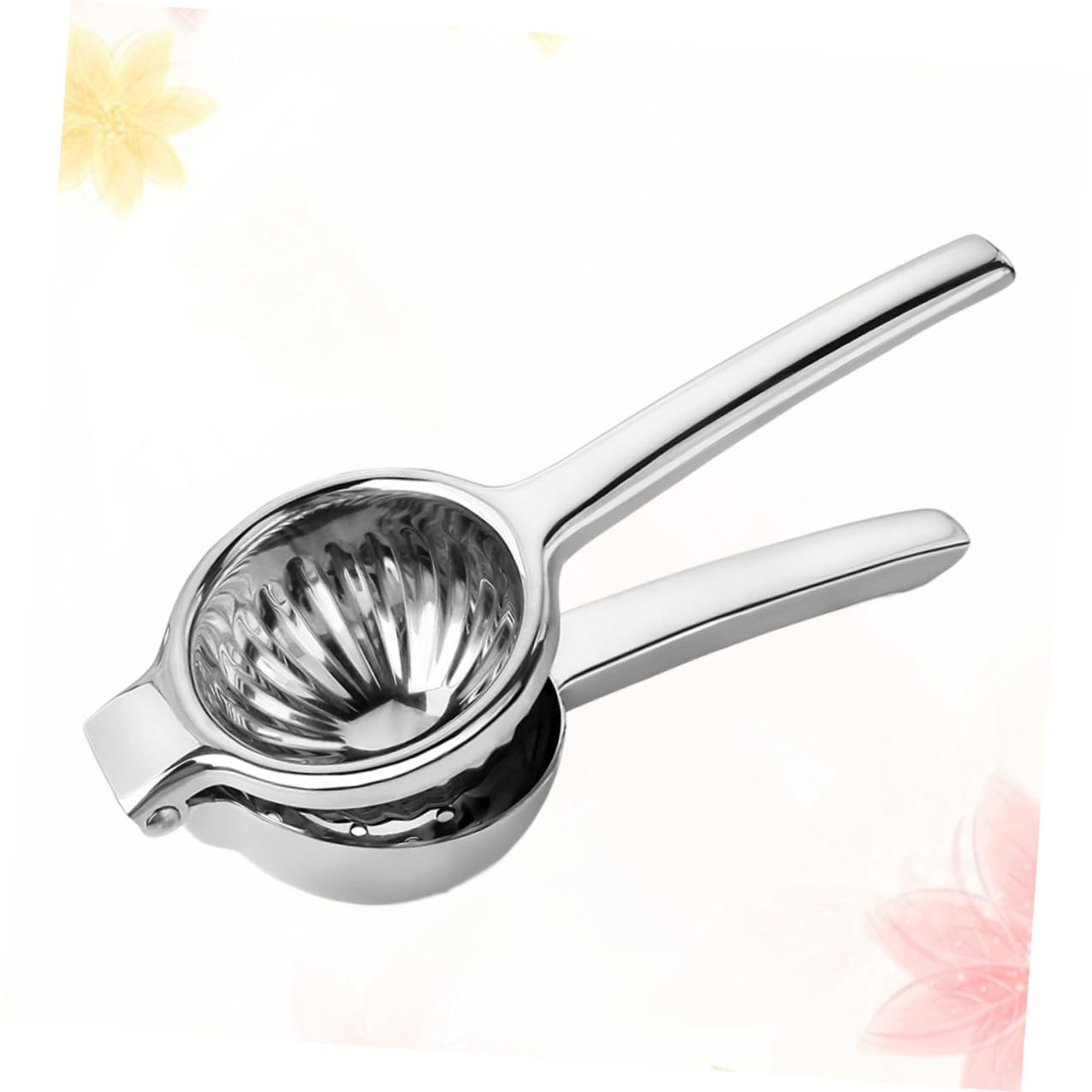 ibasenice Exprimidor Manual de Limón y Naranjas de Acero Inoxidable 304, Fácil de Usar, Accesorio de Cocina Hogar, Prensa Frutas Portátil y Duradero