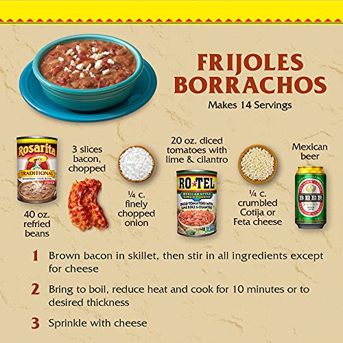 Image of Rosarita Traditional Refried Beans, 40.5 oz