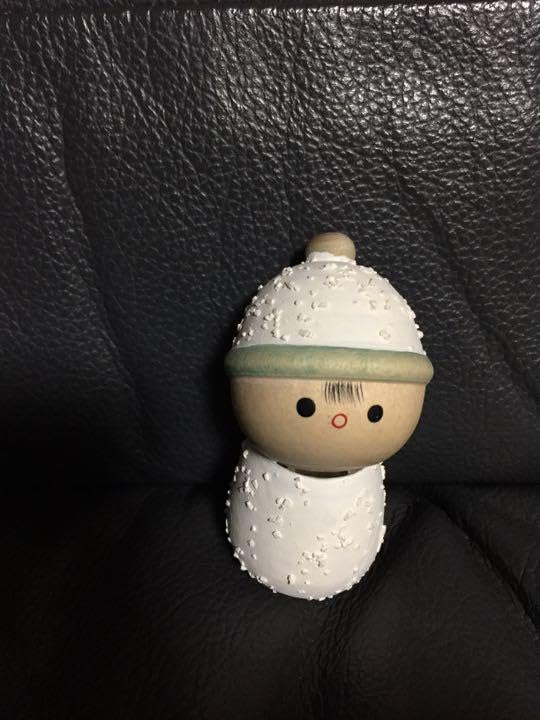 Amazon.co.jp: 丸山峰月 こけし 雪っ子 2体セット 近代こけし : 文房具