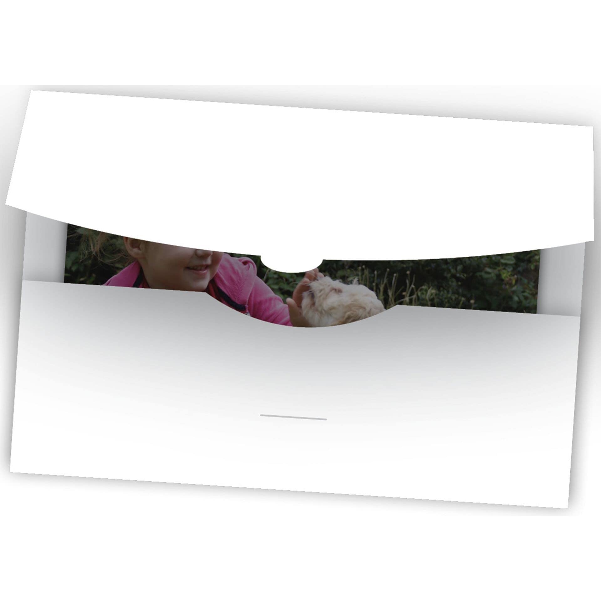 1x50 Pochettes p. formats Jusque 15x20 Blanc