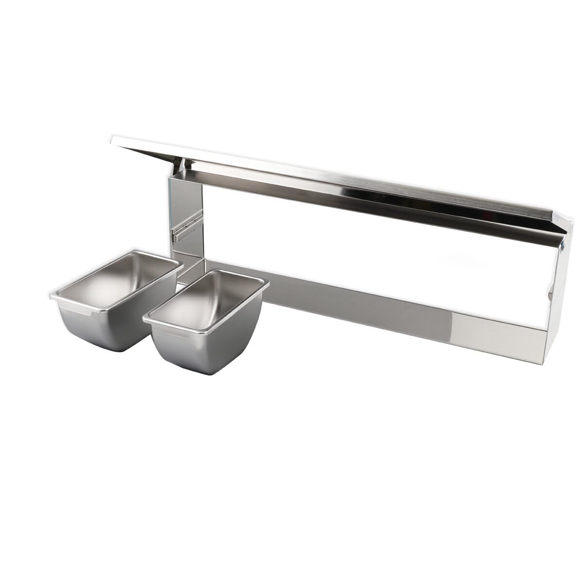 Scatola di Condimento Box Addensata in Acciaio Inox Portacondimenti Set di 6 Condimento Box Spezia Jar Cucina Sei Scatola Set Estraibili con Coperchio e 6 Cucchiai