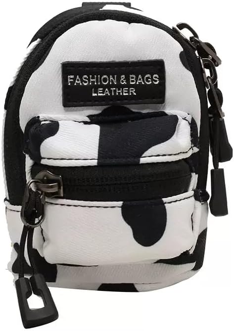 Mini Backpack Keychain Coin Purse Outdoor Shoulder Earbud Pouch for Keys image 5