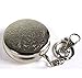SmartDealsPro Stainless Steel Portable Pocket Circular Ashtray Key Chain with Cigarette Snuffer
