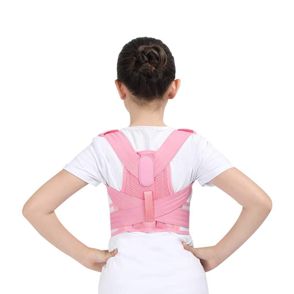 Adjustable Children Posture Corrector Back Support Belt Kids Orthopedic Corset for Spine Lumbar Shoulder Braces(Blue,Medium-M)