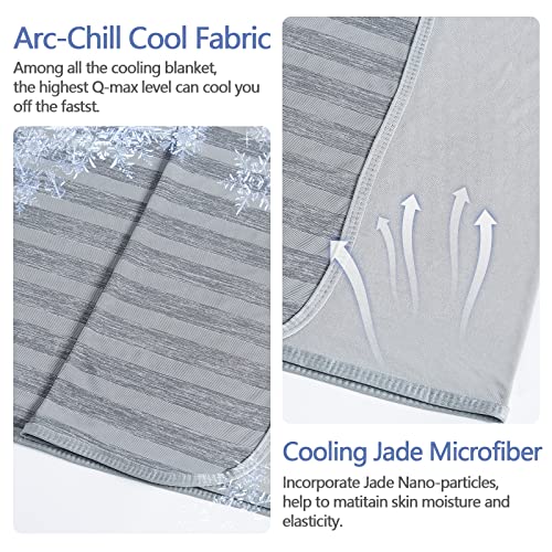 Guohaoi Cooling Throw Blanket for Hot Sleepers,Arc-Chill Q-Max >0.5 Cool Fiber,100% Oeko-Tex Certified Lightweight… - Image 6