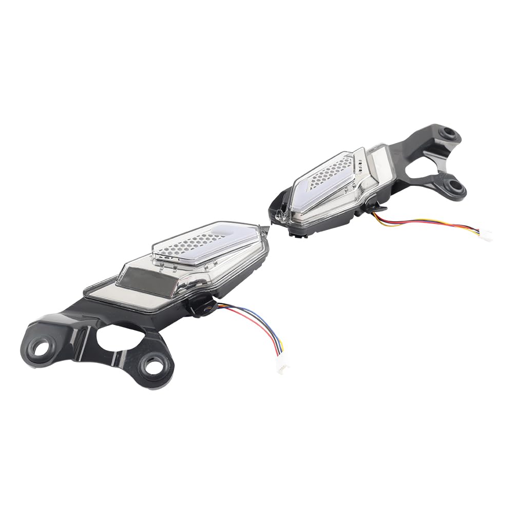 Cnswee6 1 Pair Indicator Lamp Flowing Front Turn Signal Light ABS Red For Yamaha XMAX 300 2023-2024