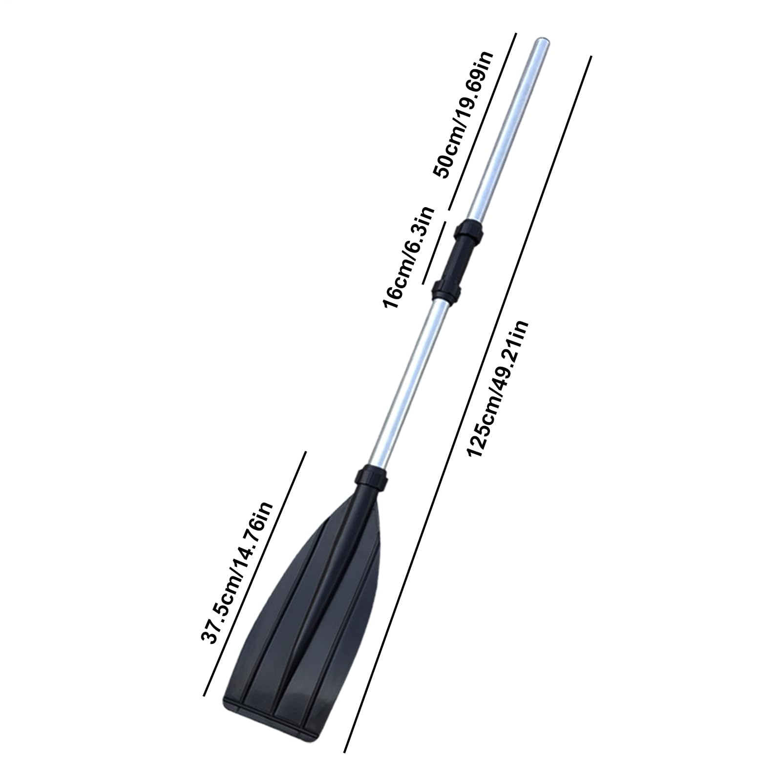 Generico Paggine in Lega di Alluminio - Remi di Barche | Bastoncini di Canottaggio in Kayak Regolabili | Blade in Canoa da 2 Pc Leggere | per Le Acque di Moto Anti Slip Grip per Adulti