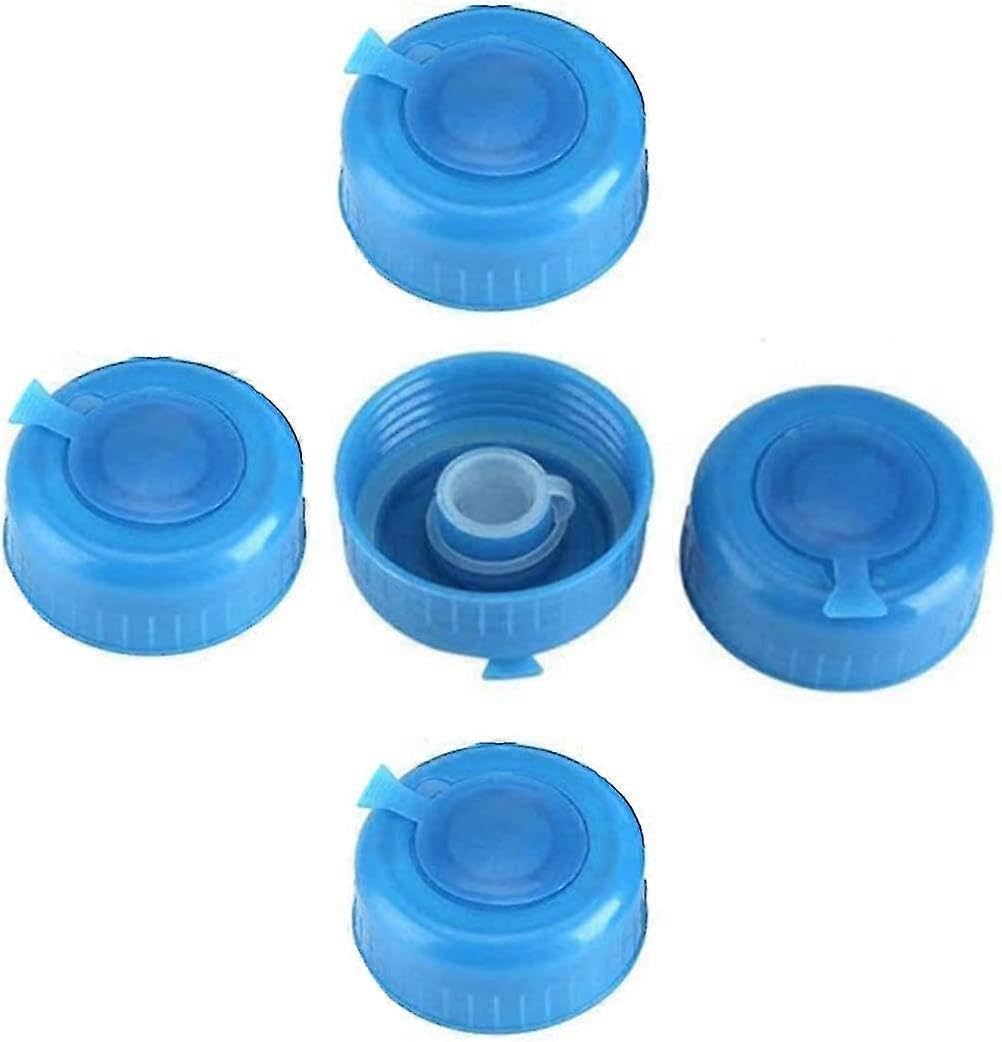 JOYHAPPST Water Jug Cap,5.5cm(2.17") Blue Gallon Drinking Water Bottle Screw On Cap Replacement For Dia (2.17in) Bottle Cap With 1 Piece Water Bottle Handle