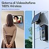 TMEZON Videocitofono wifi Senza Fili con Pannello Solare,Schermo Touchscreen a Colori da 7’’, 1080P Campanello Video Esterno, Audio Bidirezionale,WiFi 2,4/5 GHz,Rilevamento PIR,APP Controllo Remoto