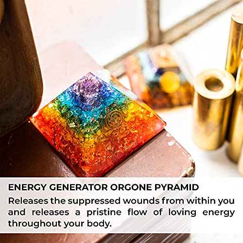 Energy Generator Orgone Pyramid For E-Energy Protection & Healing- Meditation Orgonite Pyramids/Crystal Chakra #TOP6
