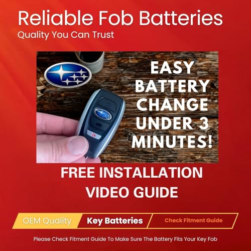 Subaru CR2032 Key Fob Battery