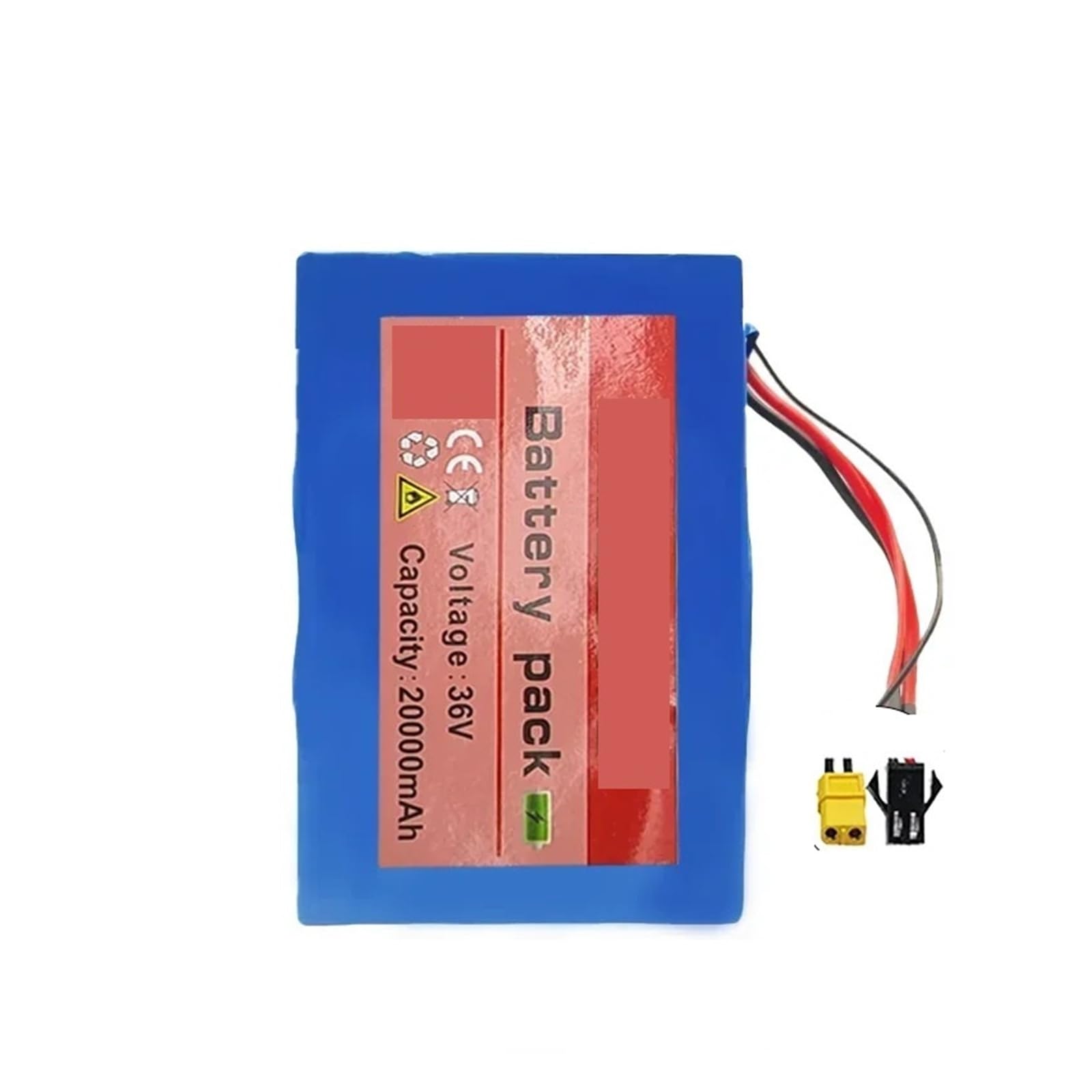 Batería de Litio 10S2P de 36 V y 20 Ah, 800 W, 20000 mAh, 42 V, Compatible con Scooters, batería portátil Ultrafina con BMS.(XT60-SM Plug Battery 1pcs)