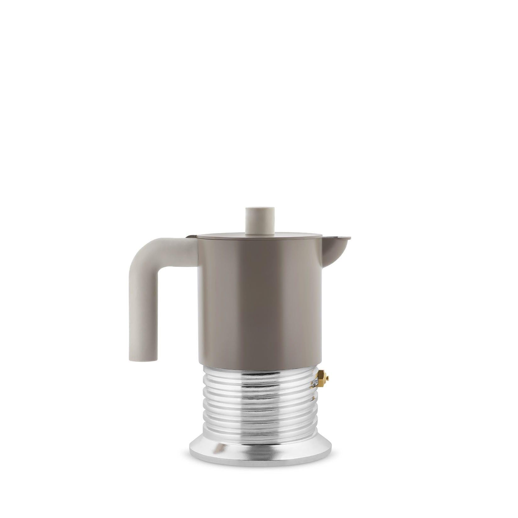 Alessi Ekspres do kawy do espresso Screw 3 filiżanki, szary, kompaktowy i designerski