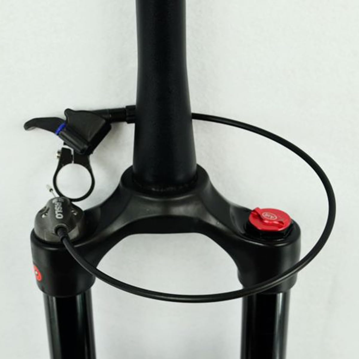 Horquilla Delantera para Bicicleta de montaña de 26, 27.5 y 29 Pulgadas. Horquillas de suspensión neumática para Bicicleta de montaña. Tamaños de Uso común. Cierre rápido. Tubo cón