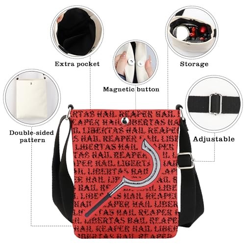 CMNIM Science Fiction Book Series Merchandise Book Lover Crossbody Bag Inspired Purse for Bookish Merch3