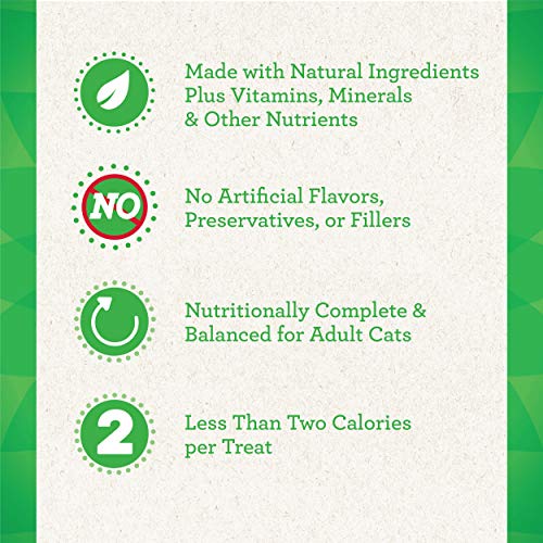 FELINE GREENIES SMARTBITES HEALTHY INDOOR Natural Treats for Cats, Chicken Flavor, 16 oz. Tub - Image 8