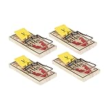 Easy Set Rat Trap, Wooden Construction, Indoor and Outdoor Use (4)