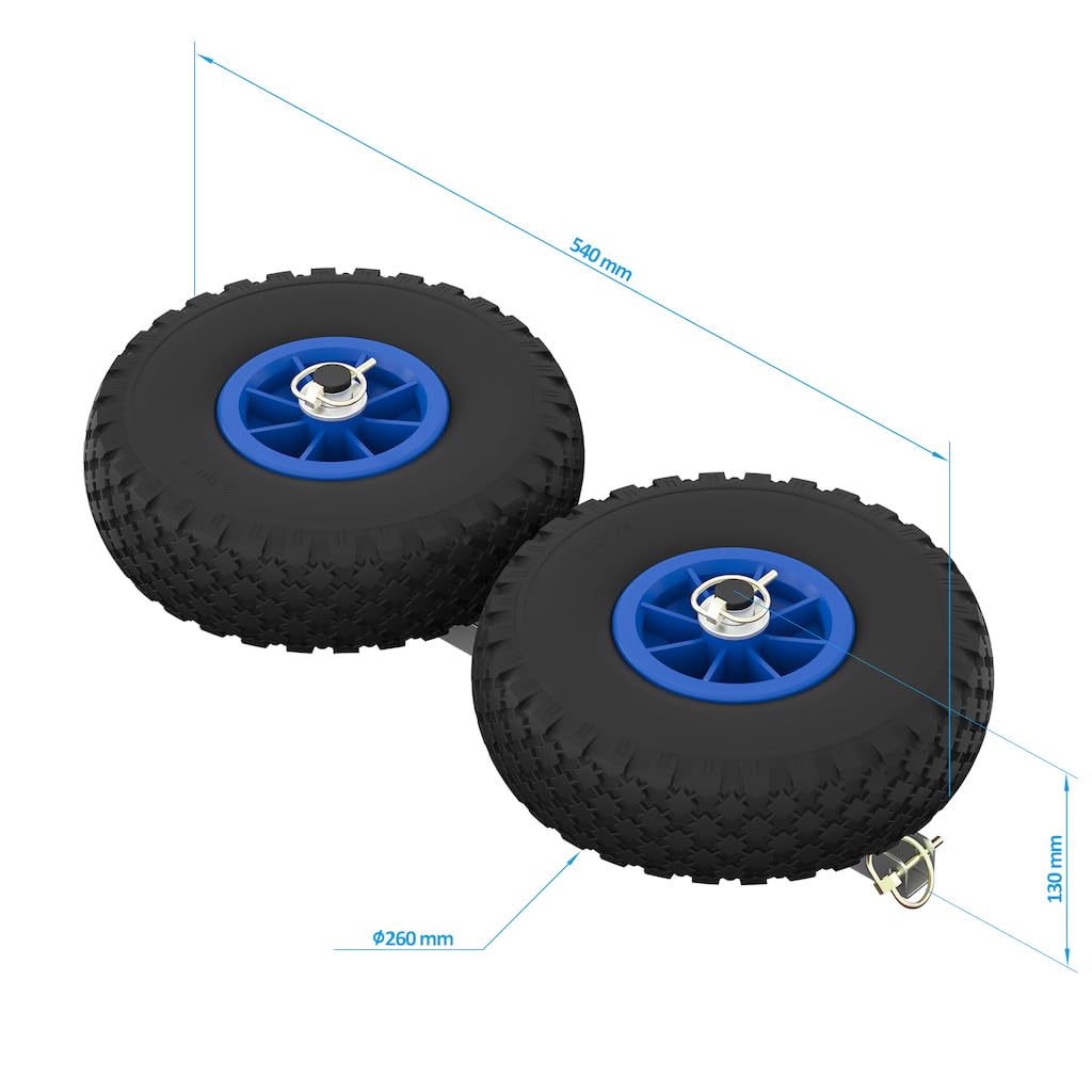 Edelstahl SUP-Räder Stand Up Paddle Board Wheels Transport-Wagen UP260