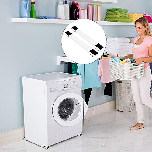 FRCOLOR Suporte de Geladeira Máquina de Lavar Móveis Base de Rolo Dolly Movendo Carrinho Móvel Unive