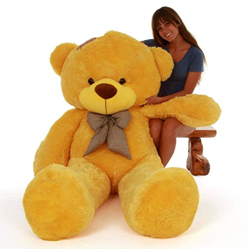 Image of 6 Feet Soft Toy - Big Yellow Teddy, Birthday Gift for Wife /Girlfriend /Husband (6 Feet, Yellow)