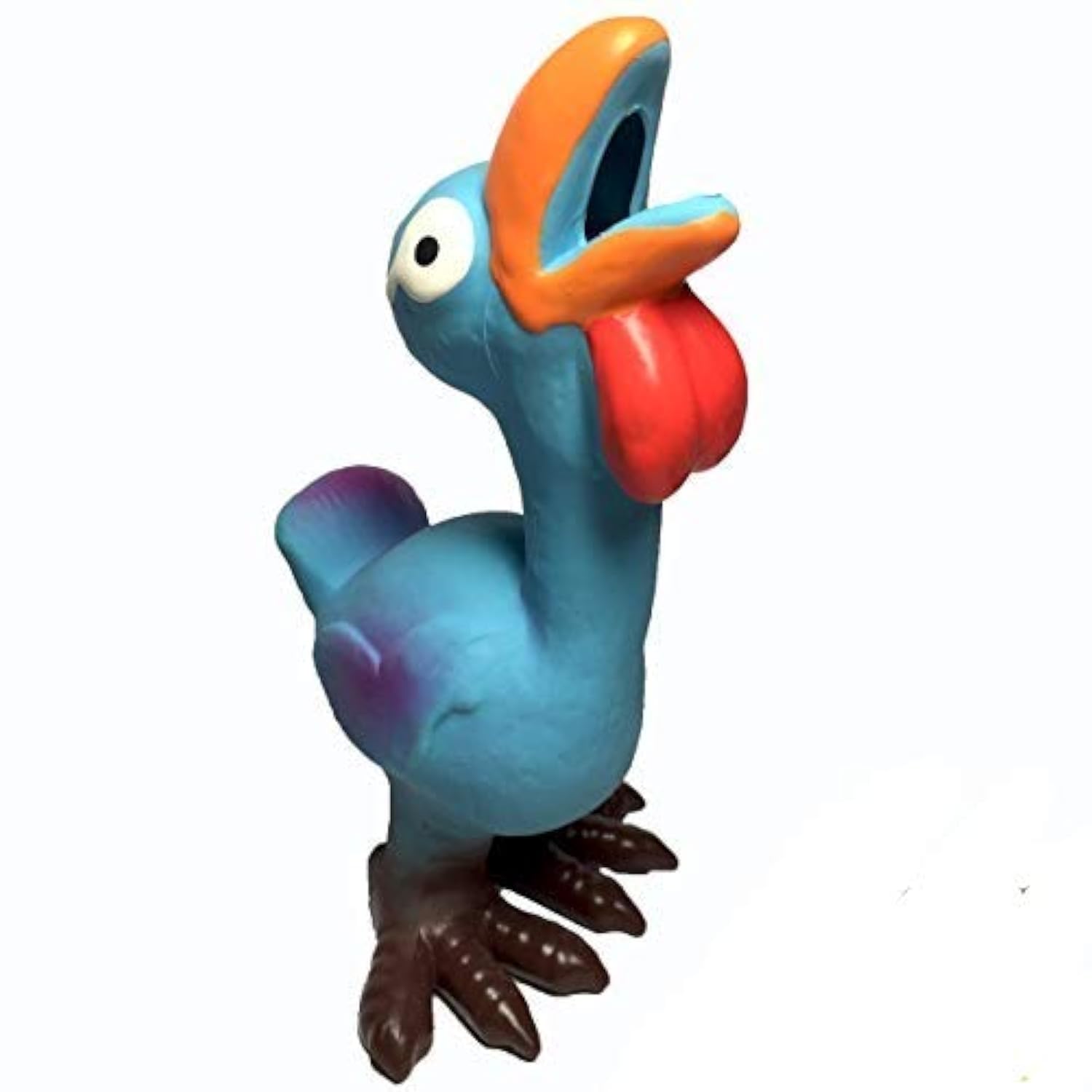 WANT CHEW 7 Latex Dog Squeaky Chewing Toys Blue Chicke for Small Dogs