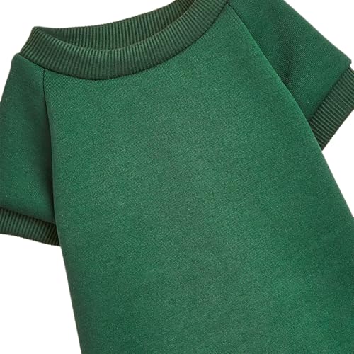 Image of Soft Puppy Sweater for Small Dogs Winter Knit Pullover, Green XS