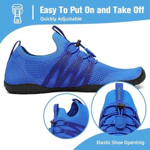 Image of Mishansha Water Shoes for Women Men, Quick-Dry Barefoot Swim Shoes with Drainage Holes, Lightweight Aqua Shoe for Beach Pool River Boating Yoga Walking