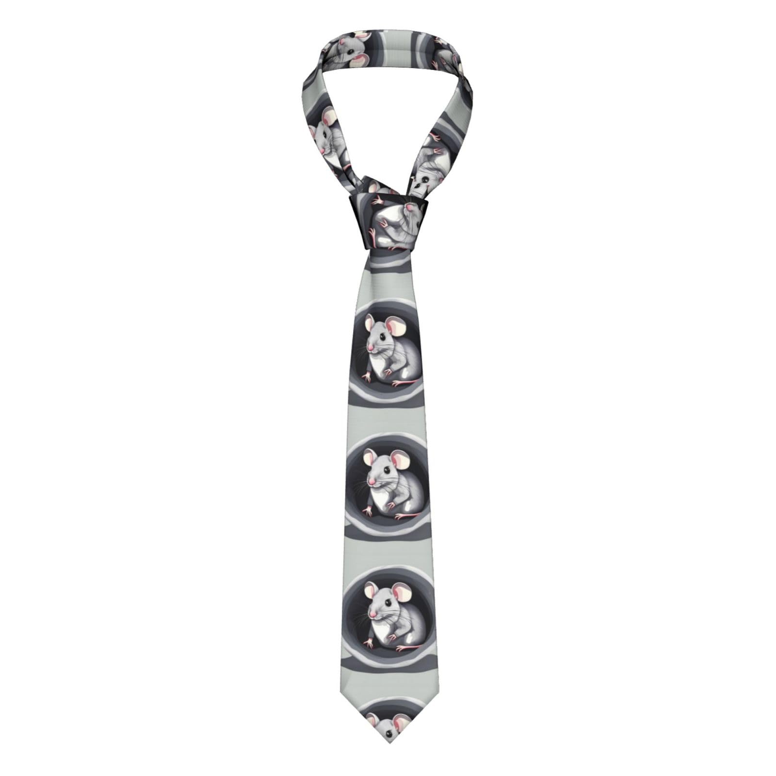 JGHYUTNS Corbata de ratón en el agujero para marido y padre, ideal para bodas, padrinos de boda, misiones, bailes, regalos., Como se muestra en la imagen, Talla única