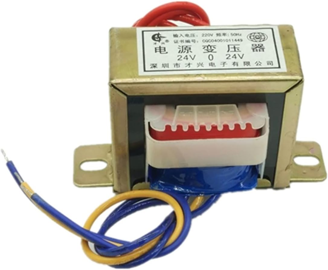 EI35 2W Transformer 220V to 6V9V12V15V18V24V30V36V AC DB-2VA Low Frequency Isolation Audio Transformer(220V Double,AC15V)