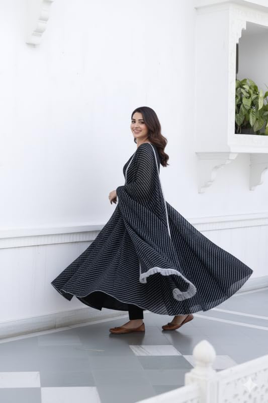 Image of Women's Georgette Anarkali Gown with Dupatta Set | Festive | Traditional | Wedding 190 Aarohi