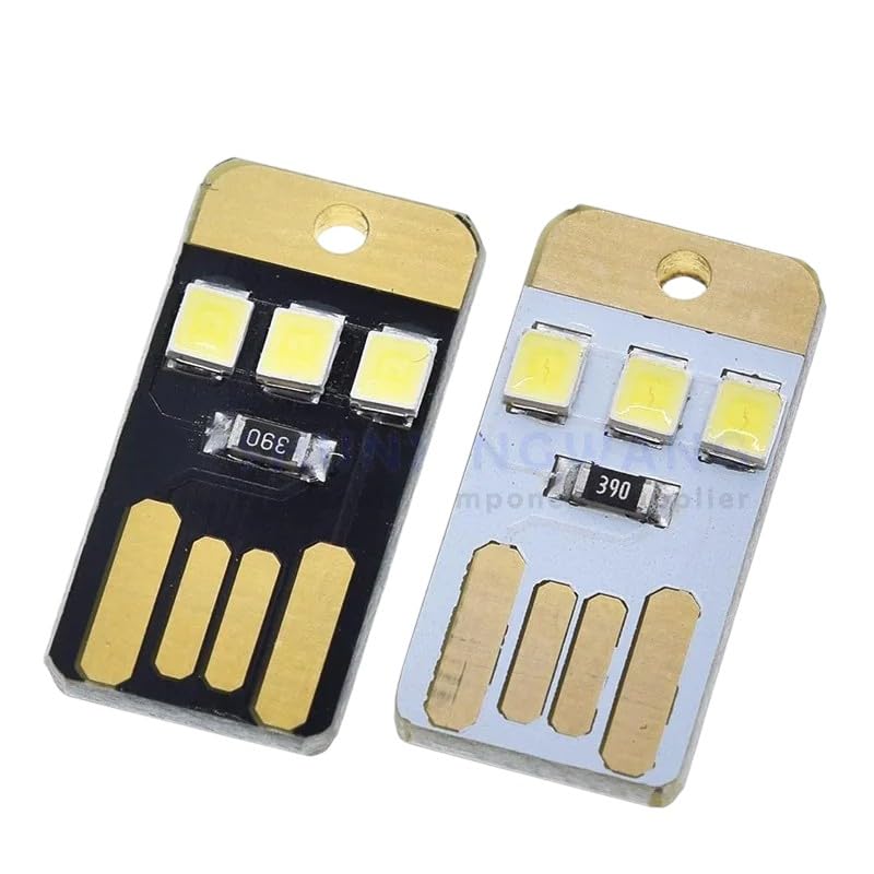 5pcs 0.2W Usab Led Bulb Book Light for Laptop Pc Powerbank Night Lamp Mini Pocket Card Power New 2025 High Reliable Electronic Component, Precision, Stable Performance