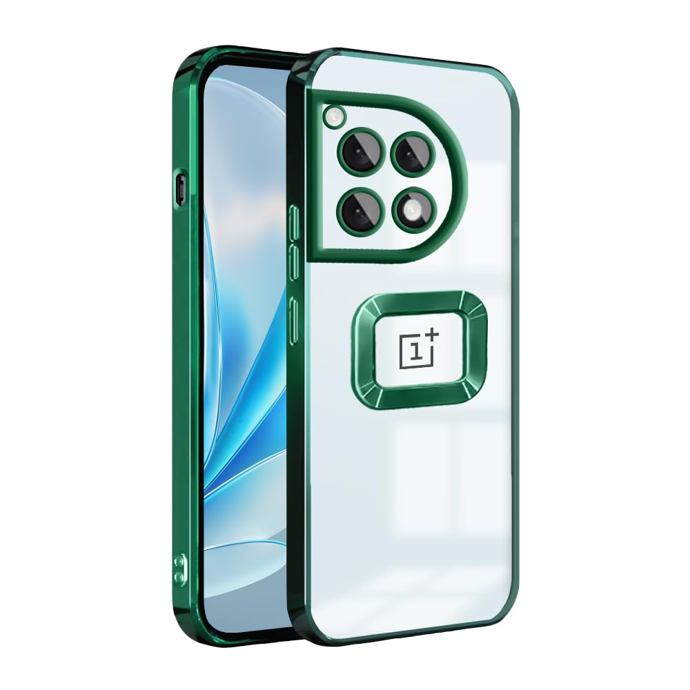 V-TAN Electroplated Logo View | Slim Shockproof | Soft TPU | Anti-Yellow Back Case Cover Compatible with OnePlus 12R (Green) (B0D4Z7HTDB) Amazon Price History, Amazon Price Tracker