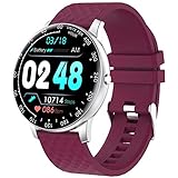 H30 Smart Watch Herren DIY Zifferblatt Full Touch Fitness Tracker Herzfrequenz Blutdruck Smart Clock Damen Smartwatch,B