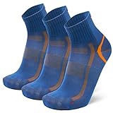 IDEAL FÜR LAUF- UND SPORTAKTIVITÄTEN: Diese atmungsaktiven Unisex-Socken sind perfekt zum Joggen, Training & Fitness sowie als Sneakersocken. Sie sind das optimale Geschenk für deine Freunde, Familie und Sportler. Verfügbar in den Größen: 35-38, 39-42 und 43-47