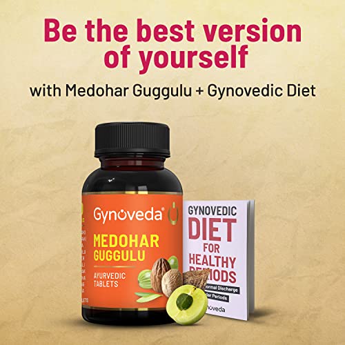 Gynoveda-Weight-Loss-Ayurvedic-Tablets-Reduce-Fat-from-Belly-Hips-Thighs-with-Medohar-Guggulu-NO-MORE-Protein-Powder-Green-Tea-etc-To-Suppress-Hunger-1-Bottle-Pack-of-240-Tablets