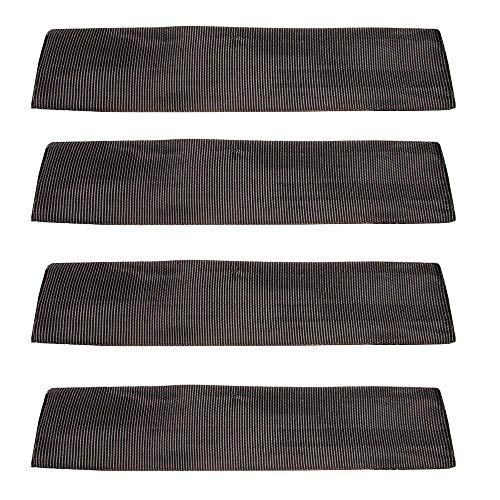 Set Of 4 Sliding 2"X12" Sleeves Webbing Web Protector For 2" Ratchet Tie Down Strap #TOP28