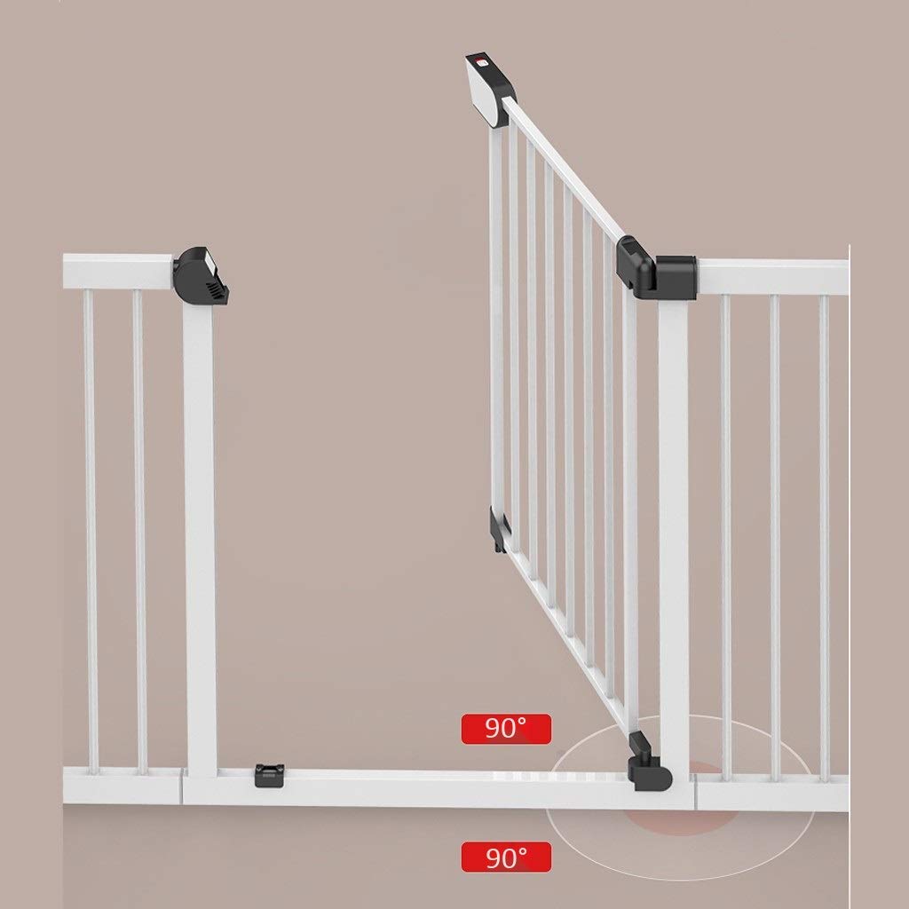 ArinkO Stanzfreies Treppenschutzgitter für die Sicherheit von Kindern und Haustieren, Höhe 76 cm, verstellbare Breite 180–187 cm