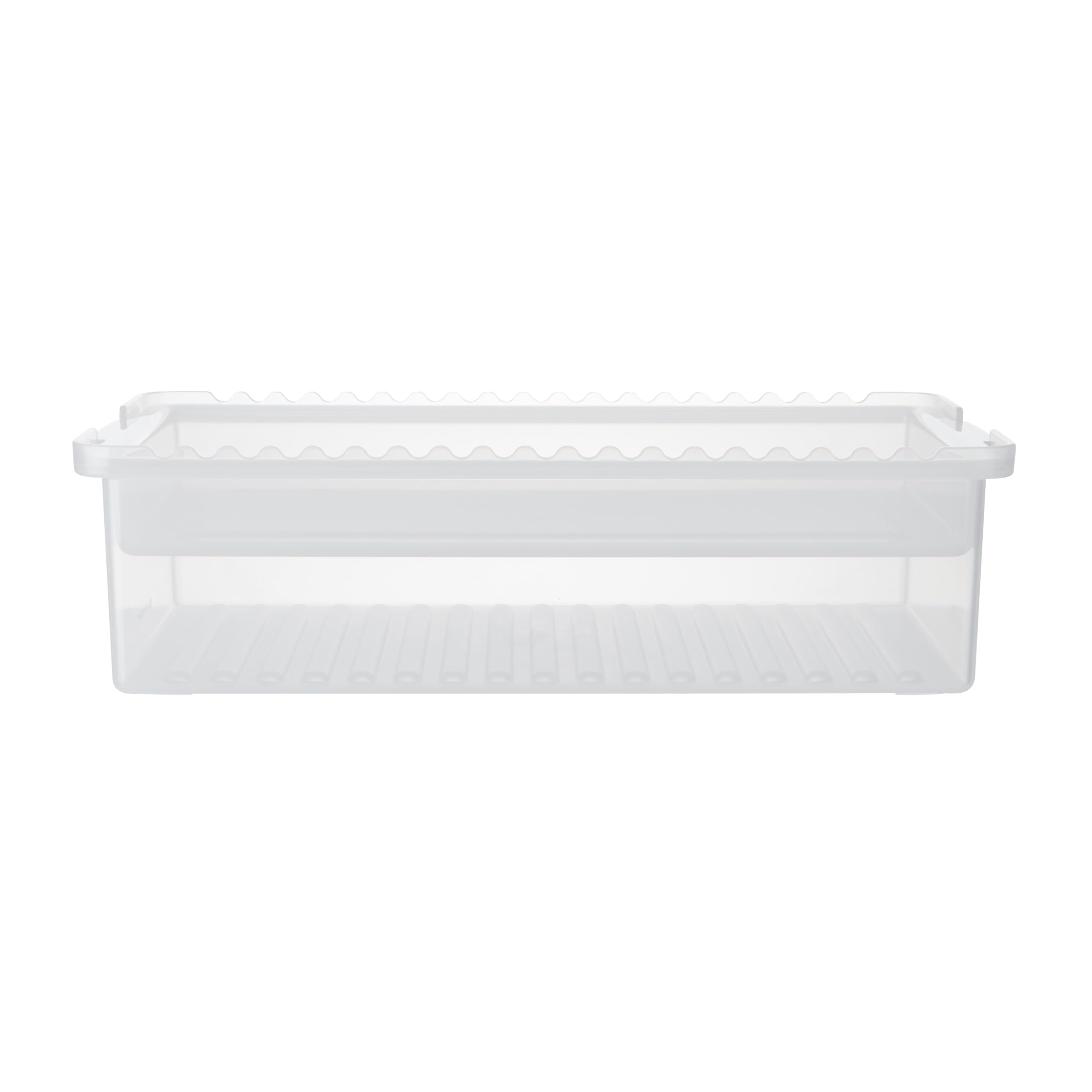 MasterClass Marinade Tray, 37cm x 21.5cm x 10cm, Rectangular, 0.078L, Plastic, Lightweight, Snap Lid, Dishwasher Safe, Ideal for BBQ Grill, Kebabs, Burgers