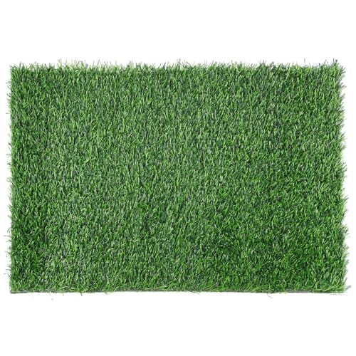 Césped artificial exterior MOKKHNB alfombra verde lavable de entrada 2